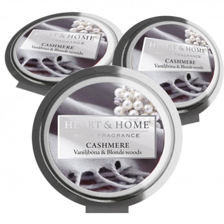 Doftljus, Doftvax och Aromalampor - Doftvax Sojavax Cashmere Vaniljböna Blonde Woods 3-pack - 1