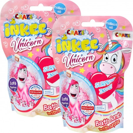 Badbomber – Skäm Bort Dig Själv med Avkopplande och Färgglada Badrutiner! - Badbomb Barn Överraskning Unicorn 2-pack - 1