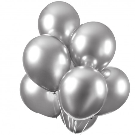 Ballonger - Sassier Ballonger Chrome Mirror Reflex Silver - 10-pack - 1