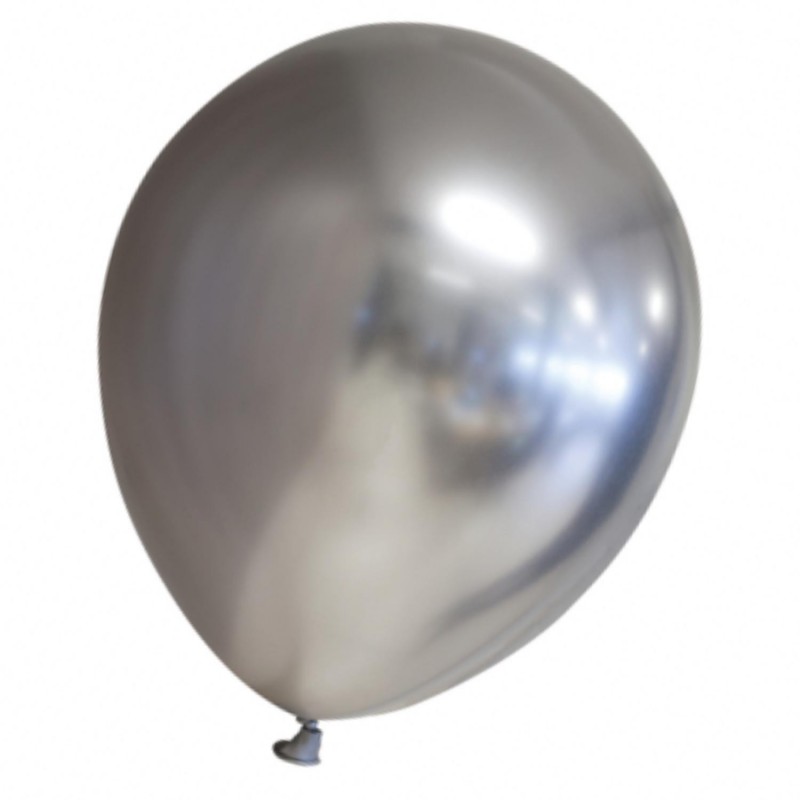 Ballonger - Sassier Ballonger Chrome Mirror Reflex Silver - 10-pack - 2