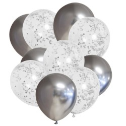 Chrome Ballonger Konfettiballonger