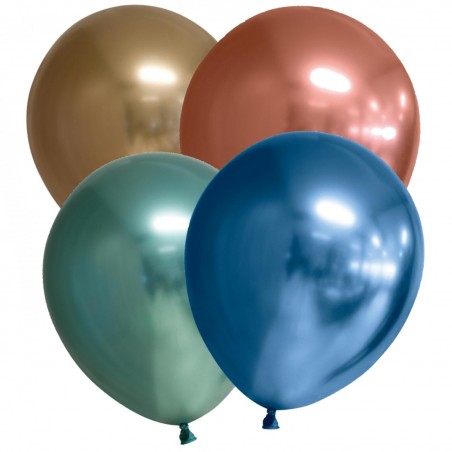 Ballonger - Chrome | Mirror | Reflex Effekt Ballonger 24-pack - 1