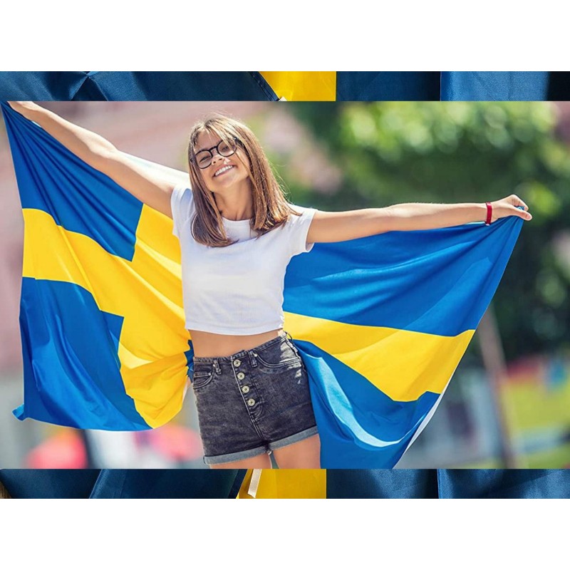 Midsommar - Pynt & Dekorationer - Midsommarafton Studenten Flagga - 3