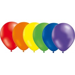 Latexballonger – Färgstarka Val för Alla Dina Festdekorationer - Ballonger 24-pack i härliga pride  regnbågsfärger 30 cm (12 tum