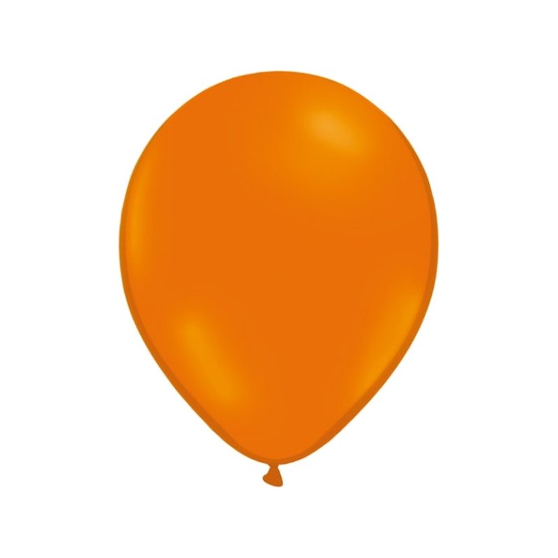 Ballonger 24-Pack Gul, Orange röd - Bild på orange ballong