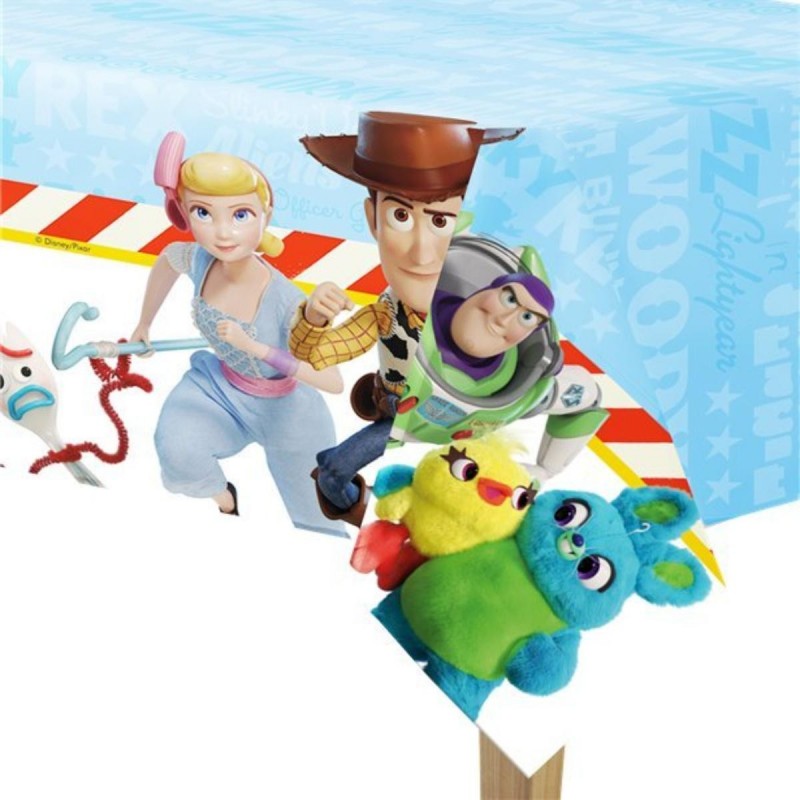 Toy Story Kalas – En Spännande Fest för Små Äventyrare! - Toy Story 4 Bordsduk | Plastduk | Duk 120x180cm  - 1