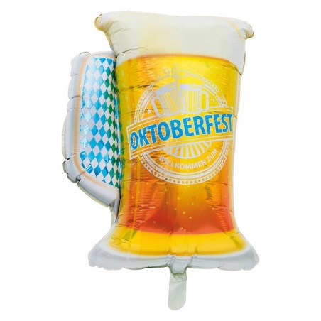 Oktoberfest tillbehör - Oktoberfest Folieballong Ölsejdel 63 cm - 1