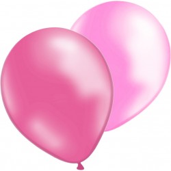 Ballongbuketter – Skapa Fantastiska Dekorationer för Alla Tillfällen! - Ballonger 12-pack Rosa och Ljusrosa - 30 cm (12") - 1