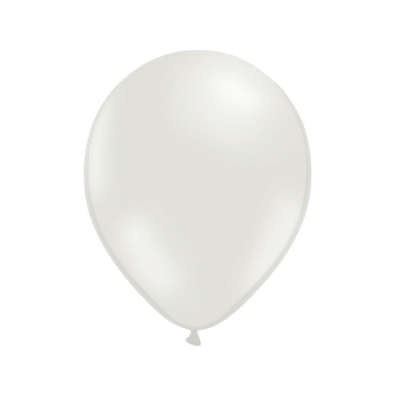 Sassier.se – Din Källa för Festdekorationer och Partytillbehör! - Ballonger blandning Silver och Vit 30 cm 12-pack - 3