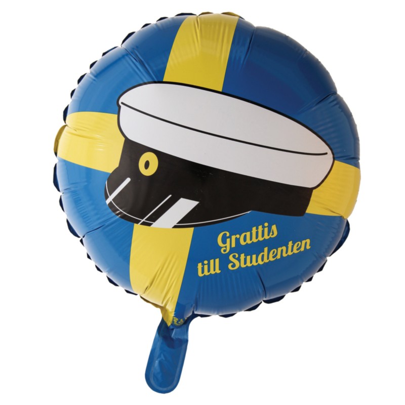 Folieballong - Grattis till studenten