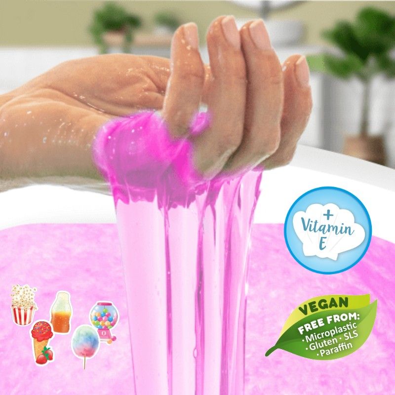 Sassier.se – Din Källa för Festdekorationer och Partytillbehör! - Unicorn Bad Slime 2-Pack Mikroplastfri - 4