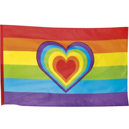 Pride – Fira Mångfald och Kärlek med Glädje och Stolta Traditioner! - Rainbow Love Pride- Regnbågsfärgad flagga - 1