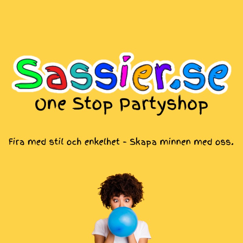 Sassier.se - Skapa magiska minnen med våra partyprylar!